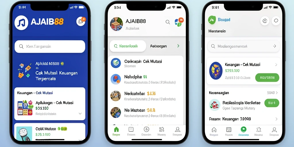 Tampilan antarmuka AJAIB88 untuk Cek Mutasi yang sederhana dan efektif.