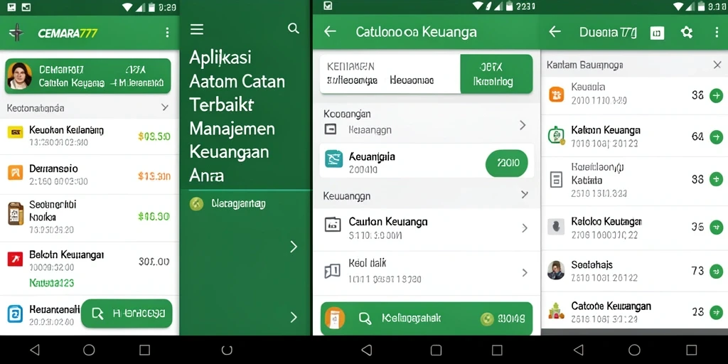 Tampilan antarmuka pengguna CEMARA777 yang intuitif dan mudah dimengerti.