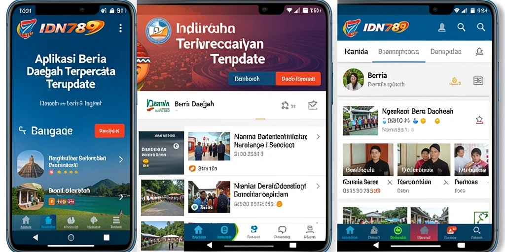 Tampilan antarmuka aplikasi IDN789 yang informatif dan mudah digunakan.