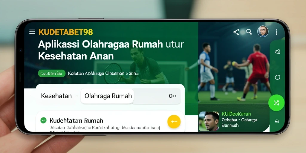 Tampilan antarmuka aplikasi KUDETABET98 yang ramah pengguna.